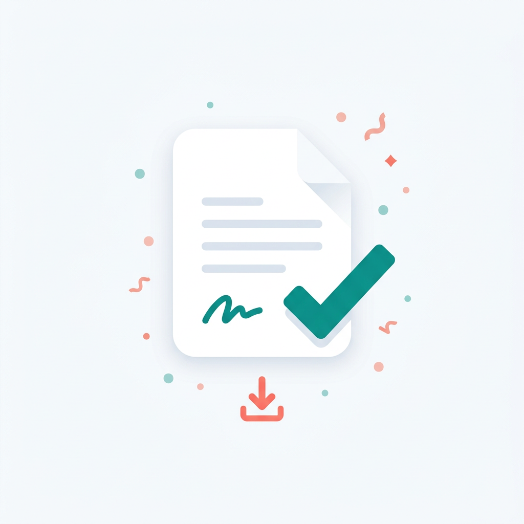 Téléchargez le PDF signé